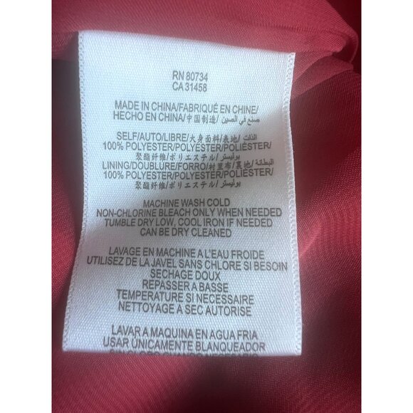 BCBGGeneration Sleeveless Burnt Coral Mini Dress Layered Hem - Size Medium - Picture 4 of 15